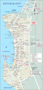 Carte de Pattaya - Cliquez pour agrandir